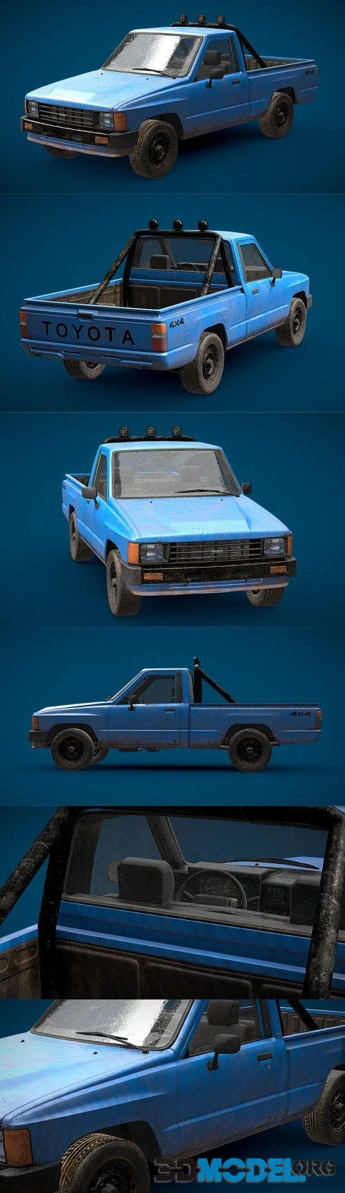 Blue Pickup Truck (PBR)