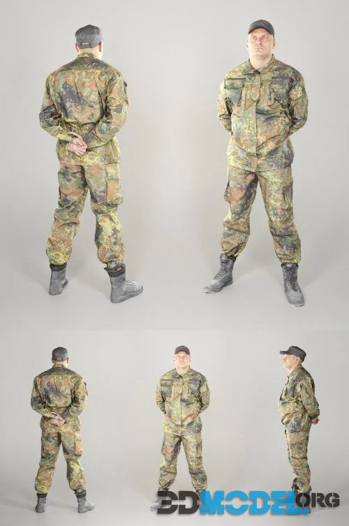 Brave man in military uniform 104 (PBR)