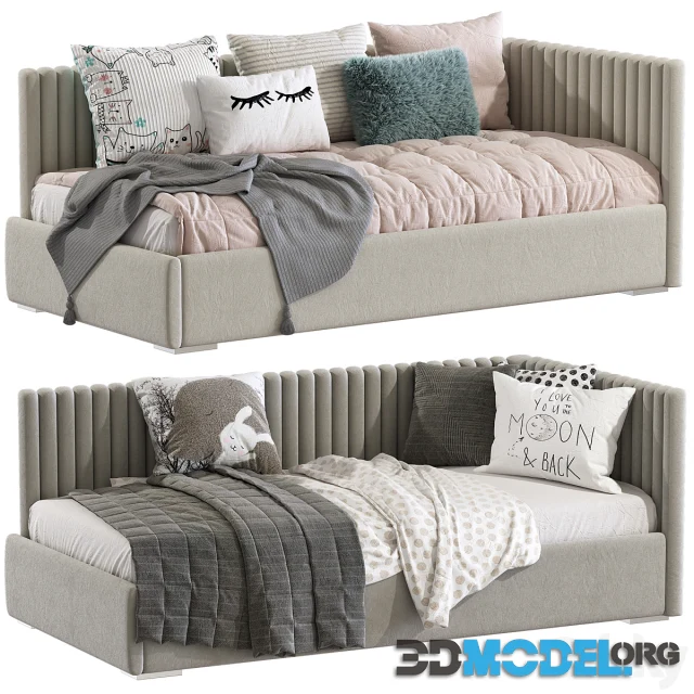 Children's sofa bed in a modern style (two different colors)