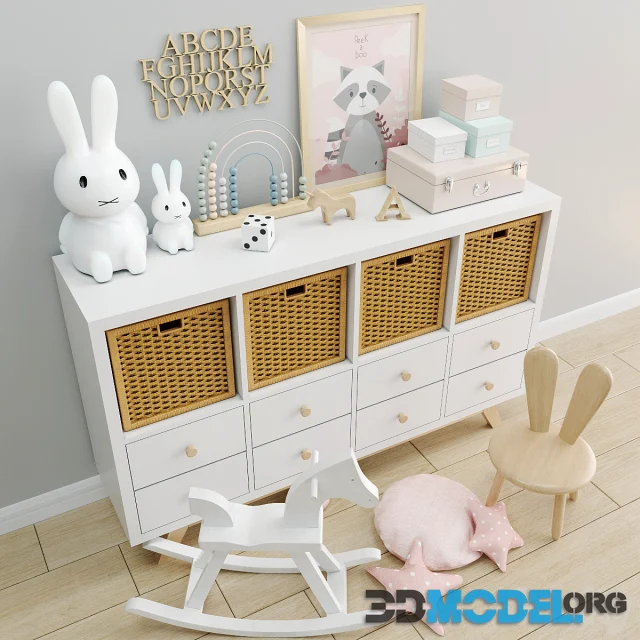 Childroom Decor-01 with IKEA furniture