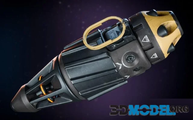Cyberpunk Grenade (PBR)