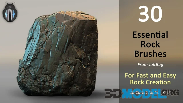 ZBrush – Essential Rock Brushes Vol1
