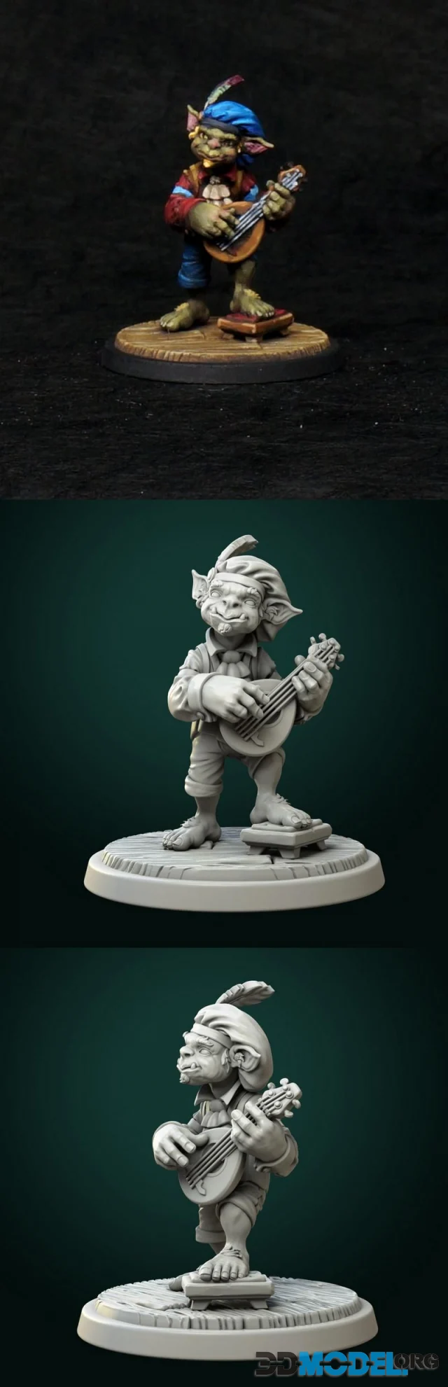 Goblin Bard (3D-printing)