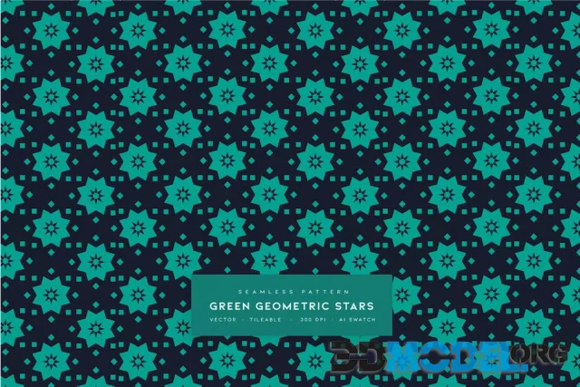 Green Geometric Stars