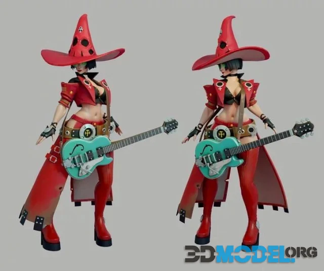 I-No from Guilty Gear (PBR)