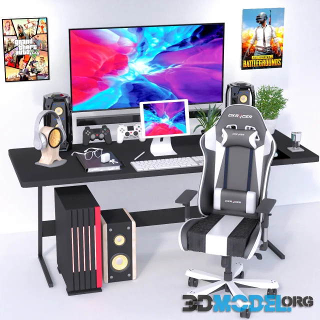 JC Gaming Room 2 with PC case, Speeaker, Headphone