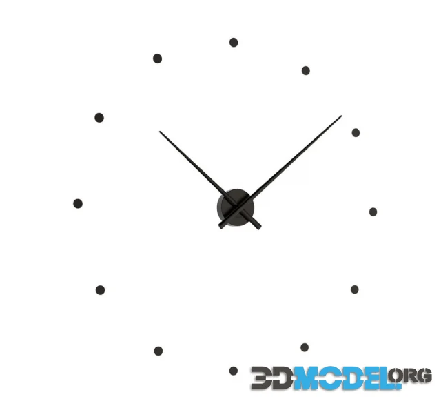 Large Oj Clock by Nomon