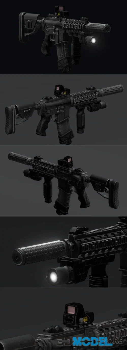 M4 FBX (PBR)