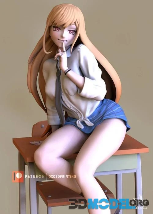 3d Model Marin Kitagawa Sfw And Nsfw Version