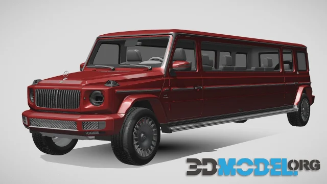 Mercedes Maybach G600 Limousine W464 2019 (Blender)