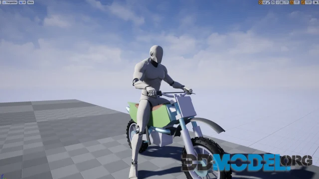 Motorbike Interact Animations Pack