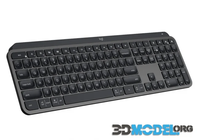 3D Model – Mx Keys Wireless Keyboard by Logitech