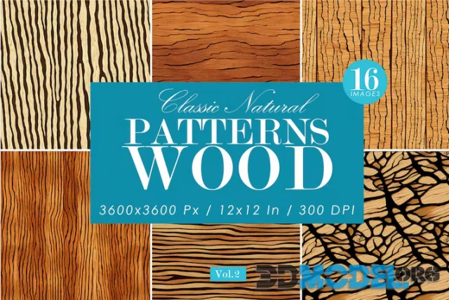 Natural Wood Patterns Vol 2
