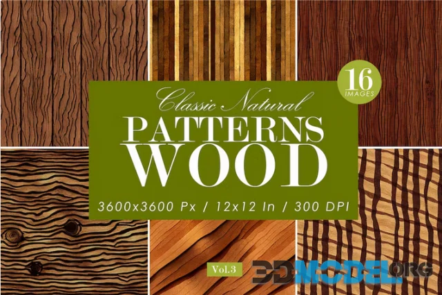 Natural Wood Patterns Vol 3