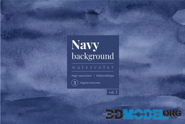 Navy Watercolor Backgrounds