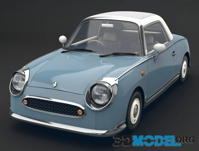 3D Model – Nissan Figaro 1991 car