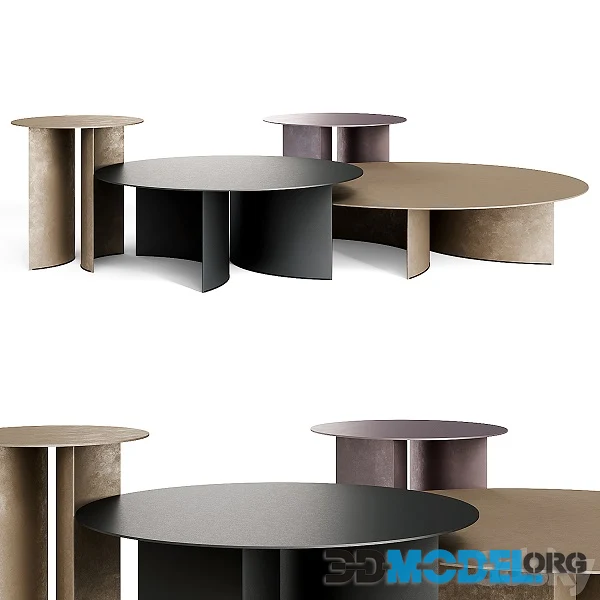 Set of Pierre Coffee Tables By Flou