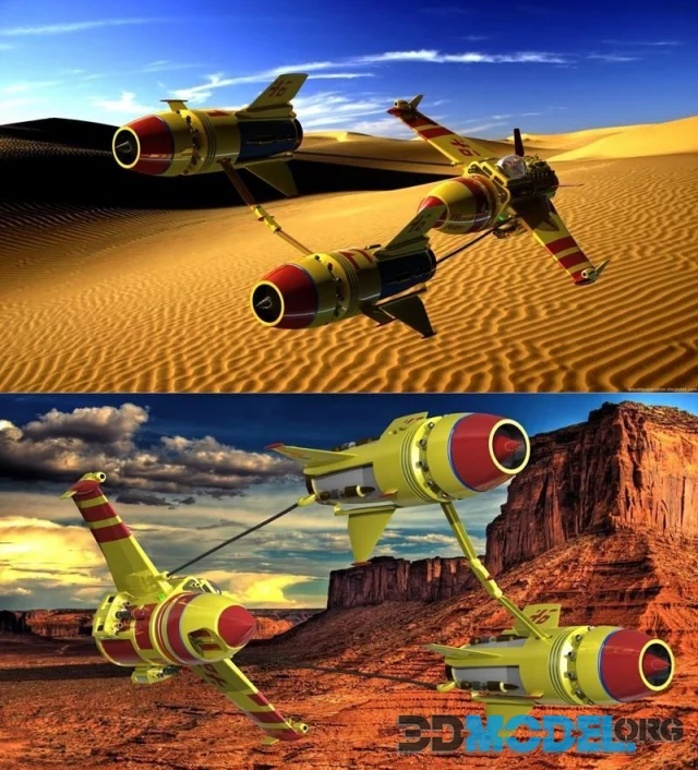 Pod Racer “Yellow Fury” nr 46 (3D printing)