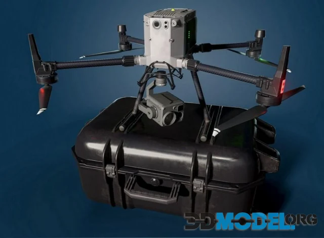 Quadcopter DJI Matrice 300 RTK (3D printing)