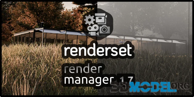Blender – Render Manager Addon Renderset Pro