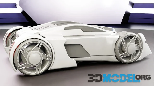 Sci-Fi Concept Car (PBR)