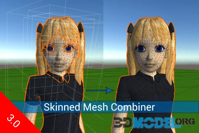Skinned Mesh Combiner MT - Character Mesh Merge, Atlasing Support & More
