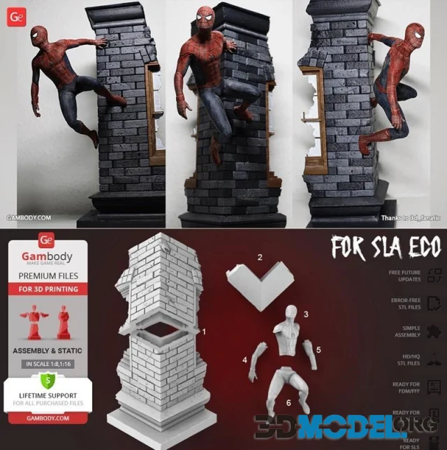3D file THE AMAZING SPIDERMAN 3D PRINTING MODEL STL 🦸‍♂️・Design to download  and 3D print・Cults