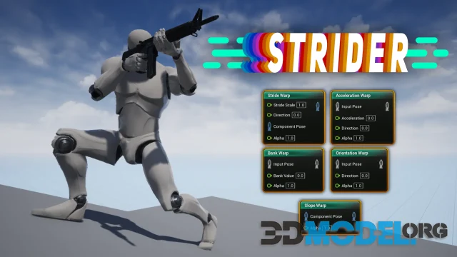 Strider - Animation Warping