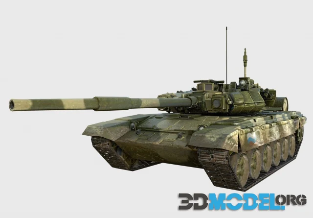 3D Model – T90A Tank (PBR)