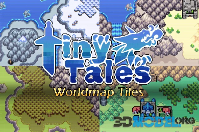 Tiny Tales: World Map 2D Tileset Asset Pack