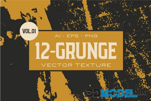 Vector Grunge Texture Pack 01