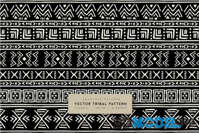 Vector Tribal Pattern