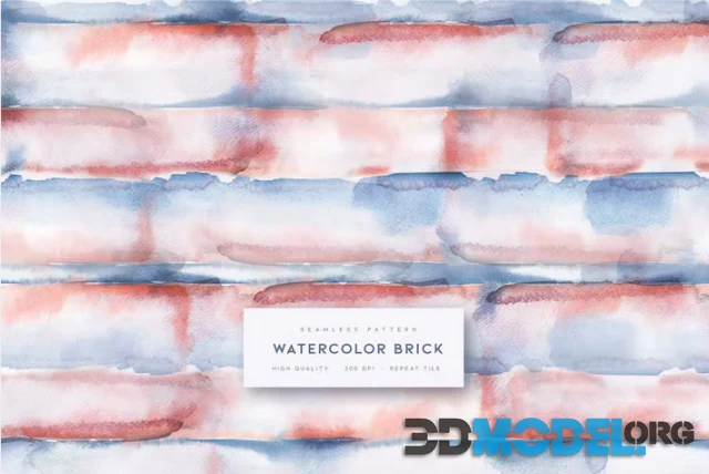 Watercolor Brick