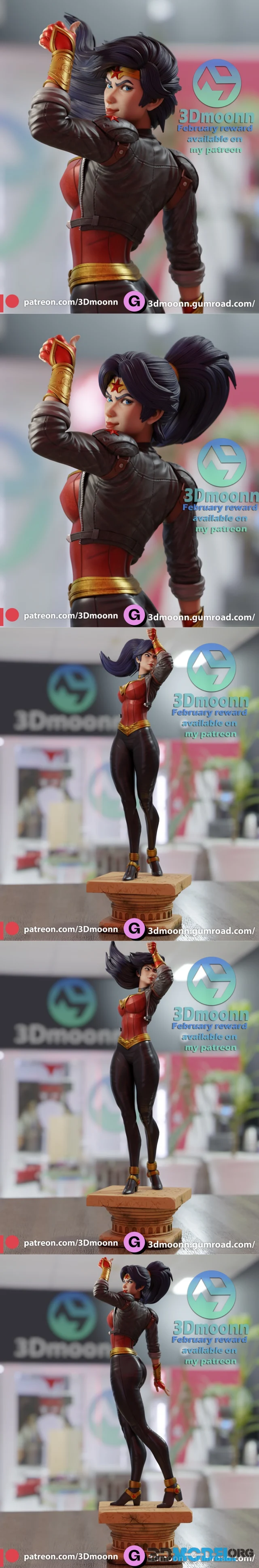 Wonder Woman - 3Dmoonn – Printable