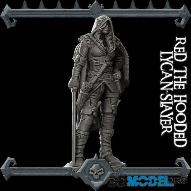 Red Hooded Lycan Slayer (Printable)