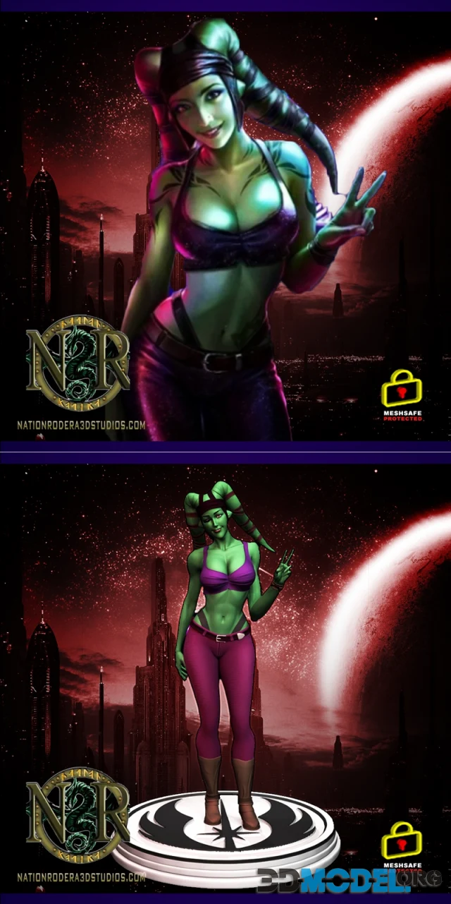 Aayla Secura Star Wars – Printable
