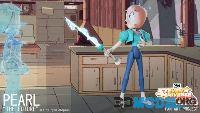 Gem Defenders - Pearl Action Figure – Printable
