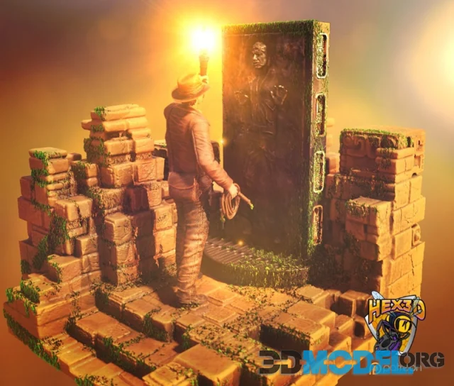 Hex3D - Indy Carbonite – Printable
