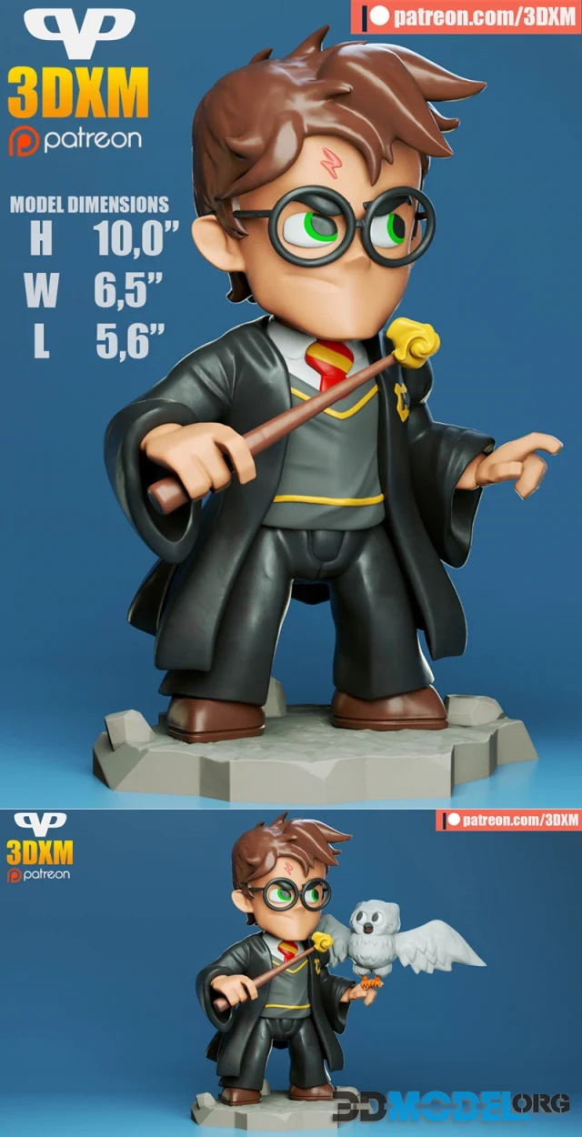 3DXM - Harry Potter Chibi – Printable