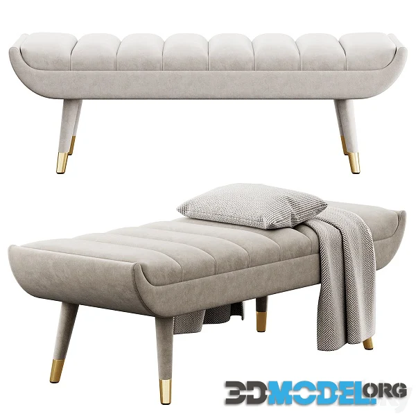 Accent Bench By Modway Hi-Poly