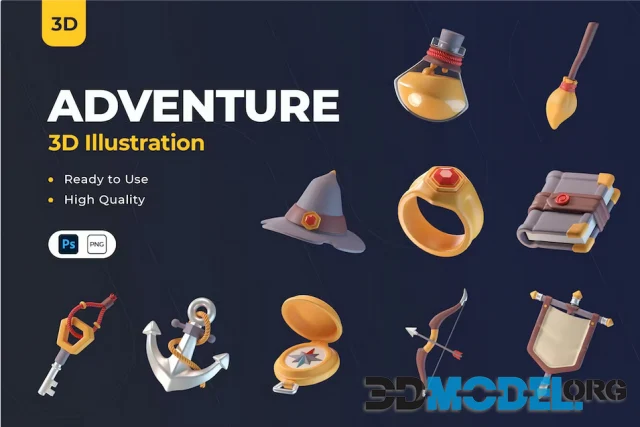 Adventure 3D Icon