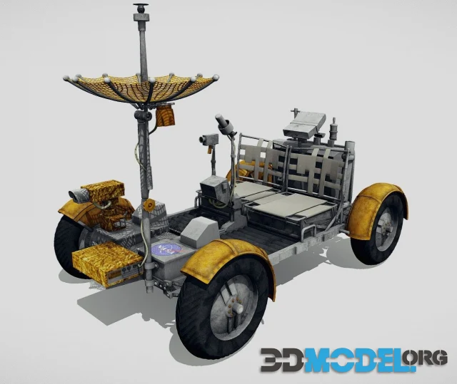 Apollo Lunar Rover Moon Car (PBR)