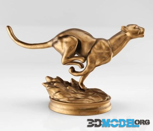 Bronze cheetah (PBR)