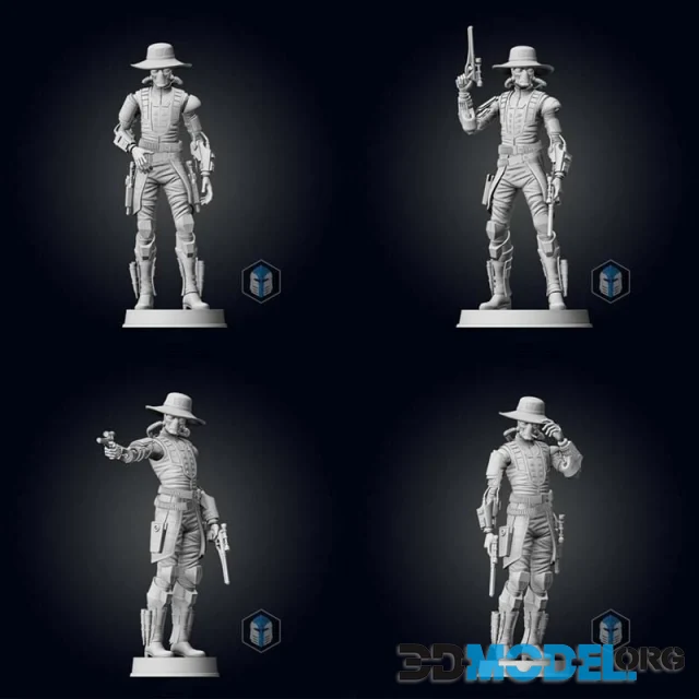Cad Bane Figurine – Pose 1-4 (3d printing)