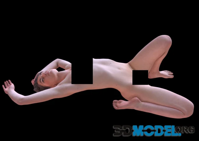 D Laying on the back (PBR)