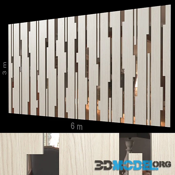 Decorative Wall 122 Hi-Poly