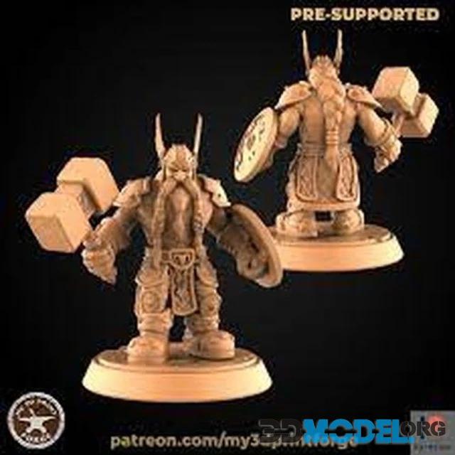 Dwarf Footman (3D Printing)