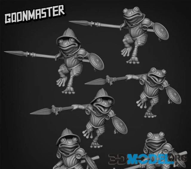 Goon Master Games – Sacred Swamp – Frog Spearmen