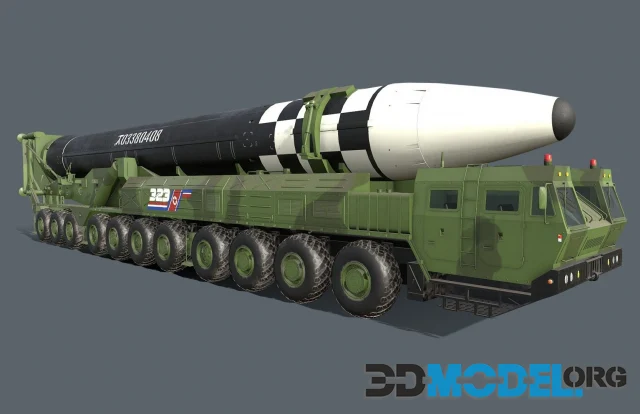 Hwasong 17 missile launcher (PBR)