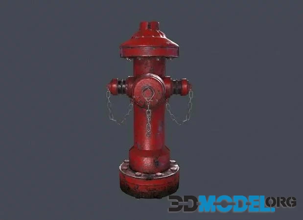 Hydrant Low-poly (PBR)